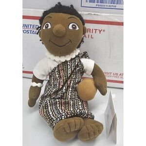 Disneyland "It's A Small World" AFRICAN BOY Bean Plush w/ original tags
